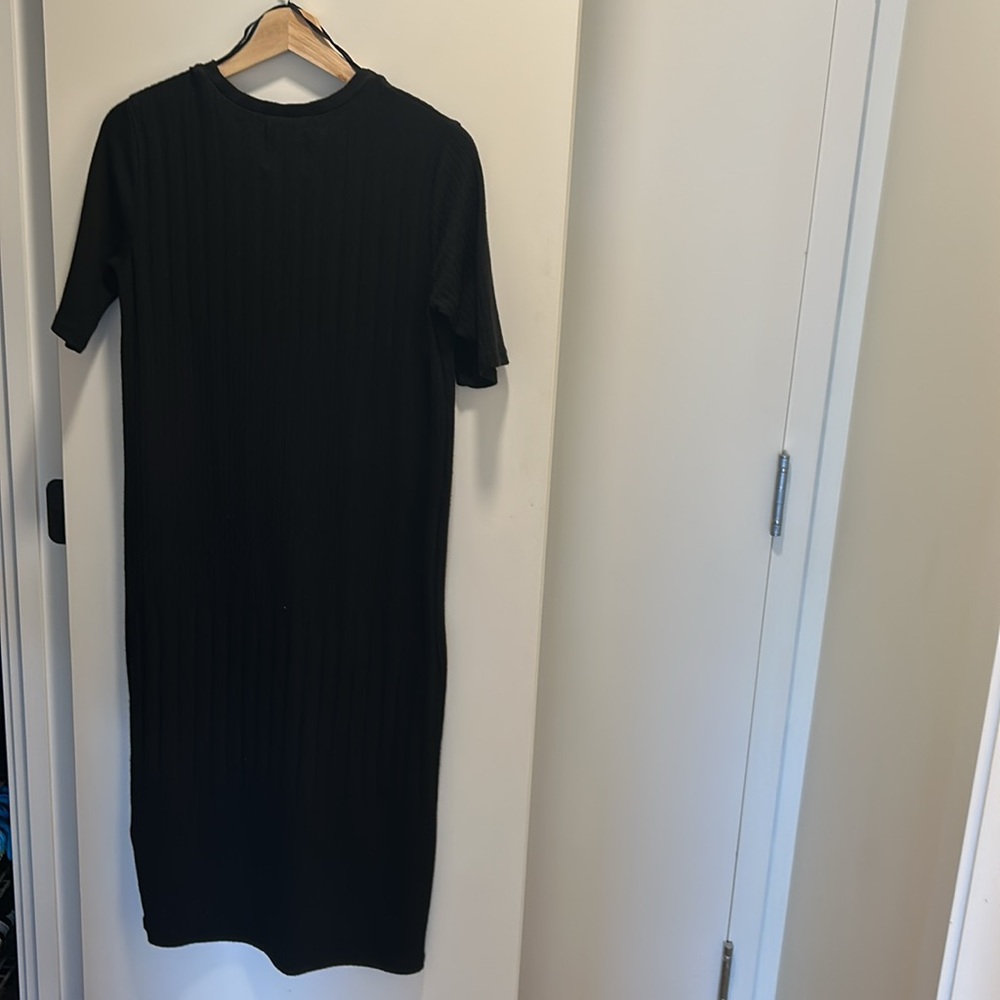 ZARA Ribbed Midi Dress - Picture 2 of 6